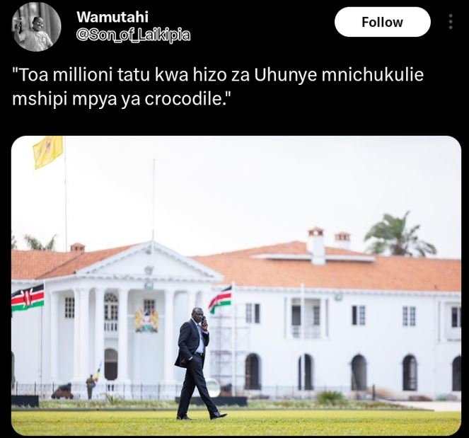 Wamutahi son_f laikipia follow toa millioni tatu kwa hizo za uhunye mnichukulie