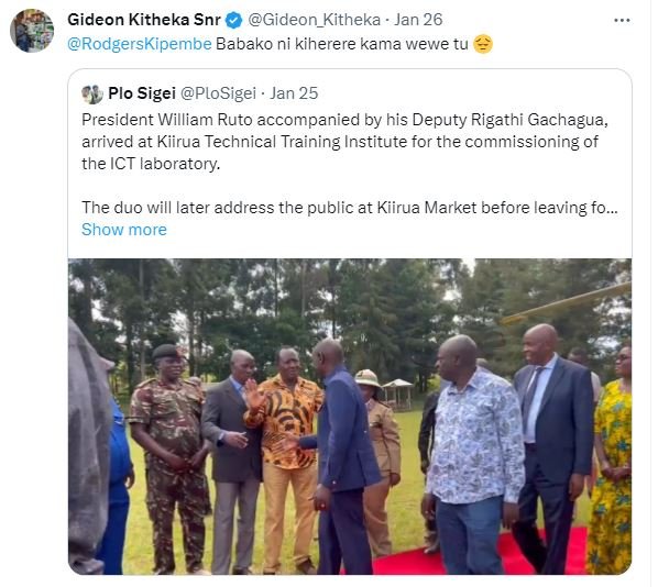 Gideon kitheka snr gideon_kitheka jan 26 rodgerskipembe babako ni kiherere kama