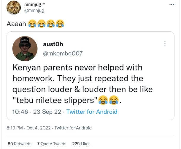 Mmnjug t mmnjug aaaah austoh mkombooo7 kenyan parents never helped with homework