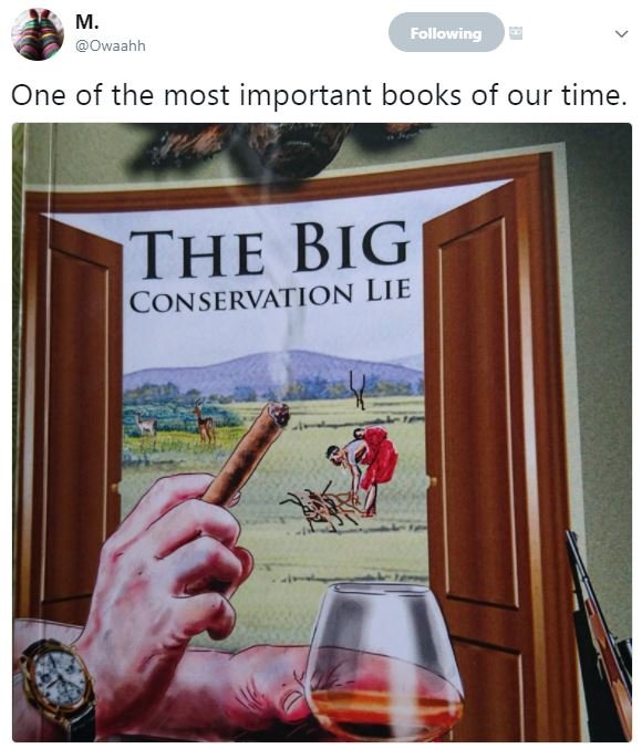 Followiing owaahh one of the most important books of our time the big conservati