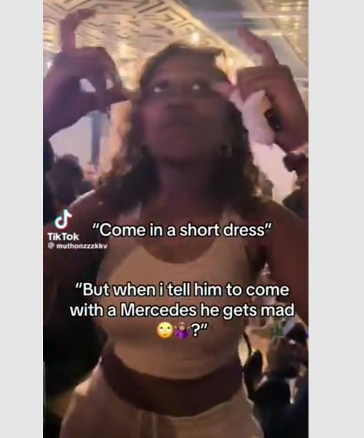 Come inashortdress tiktok anon butwhenitellhimto come with a mercedes he gets ma