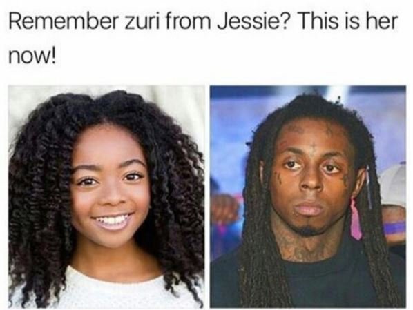 Remember zuri from jessie? this is her now!