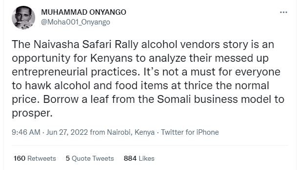 Muhammad onyango mohaoo1_onyango the naivasha safari rally alcohol vendors story