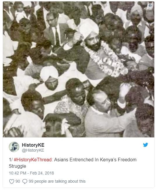 Historyke historyke 1 historykethread asians entrenched in kenya's freedom strug