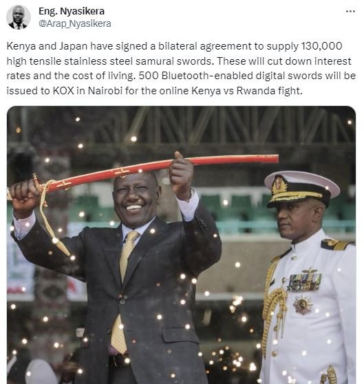 Eng. nyasikera arap_nyasikera kenya and japan have signed bilateral agreement to