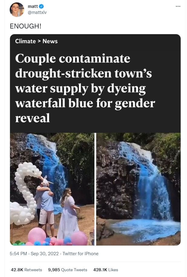 Matt mattxiv enough! climate news couple contaminate droughtstricken town's wate