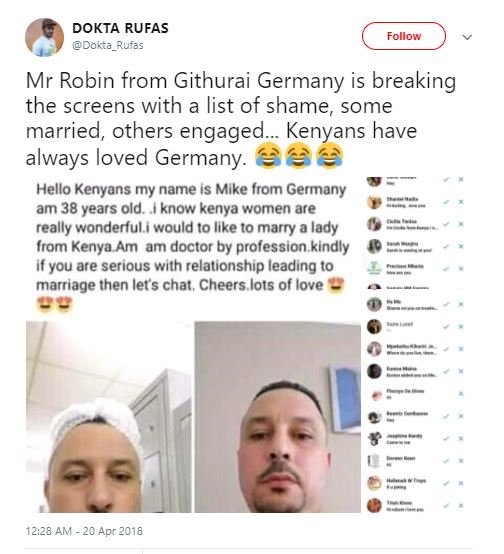 Dokta rufas dokta_rufas follow mr robin from githurai germany is breaking the sc