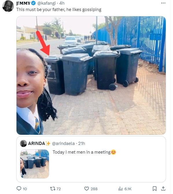 J'mmy kafangi this must be your father he likes gossiping arinda arindaela 21h t