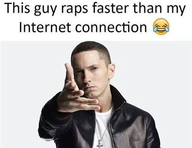 This guy raps faster than my internet connection