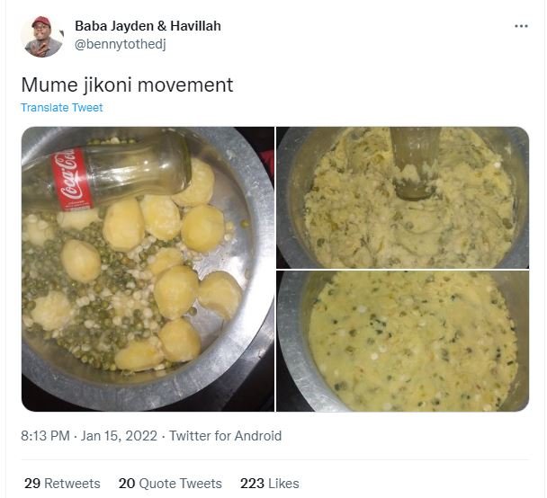 Baba Jayden Havillah bennytothedj Mume jikoni movement Translate Tweer 28 8.13 P