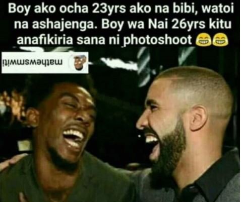 Boy ako ocha 23yrs ako na bibi, watoi na ashajenga. boy wa nai 26yrs kitu anafik