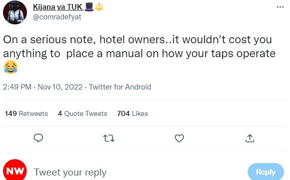 Kijanaya iuk comradefyat on a serious note, hotel owners.it wouldn't cost you an