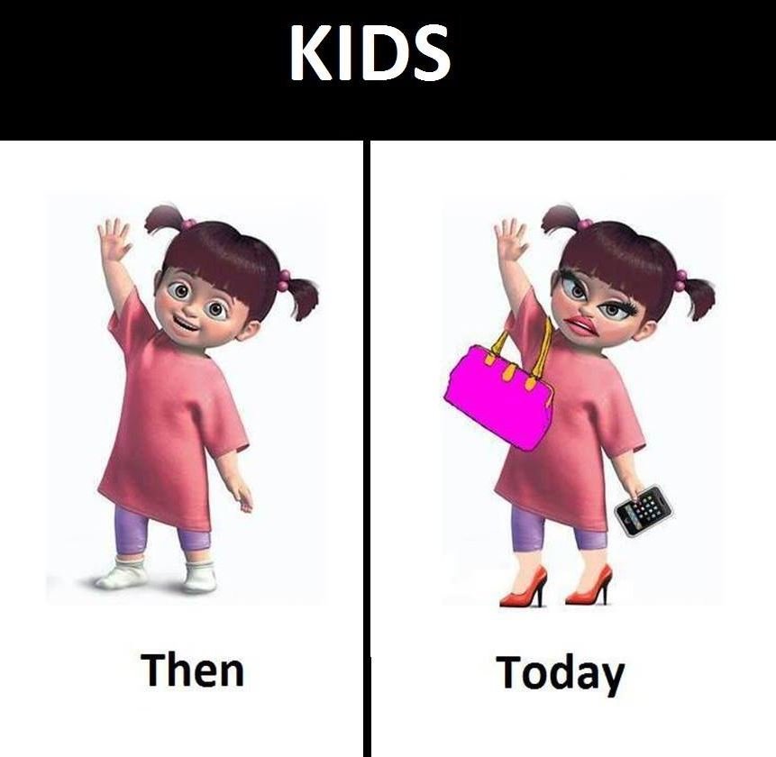 Kids then today