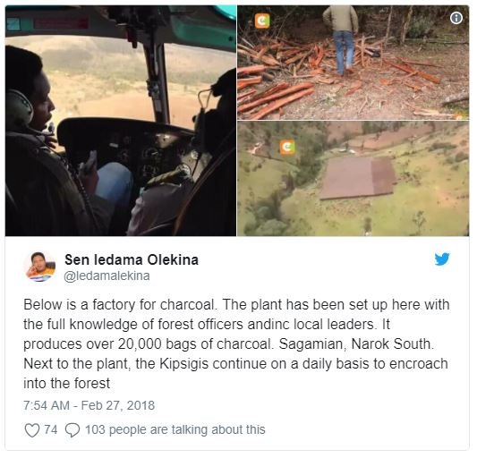 Sen ledama olekina ledamalekina below is a factory for charcoal. the plant has b