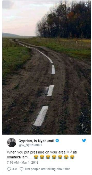 Cyprian, is nyakundi c_nyakundik when you put pressure on your area mp ati mnata