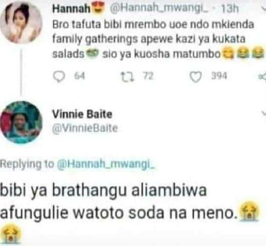 Hannah hannah_mwangi 1ah bro taluta blbl mremnbo uoe ndo mklenda family gatherin