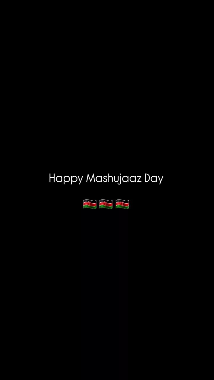 Happy mashujaaz day