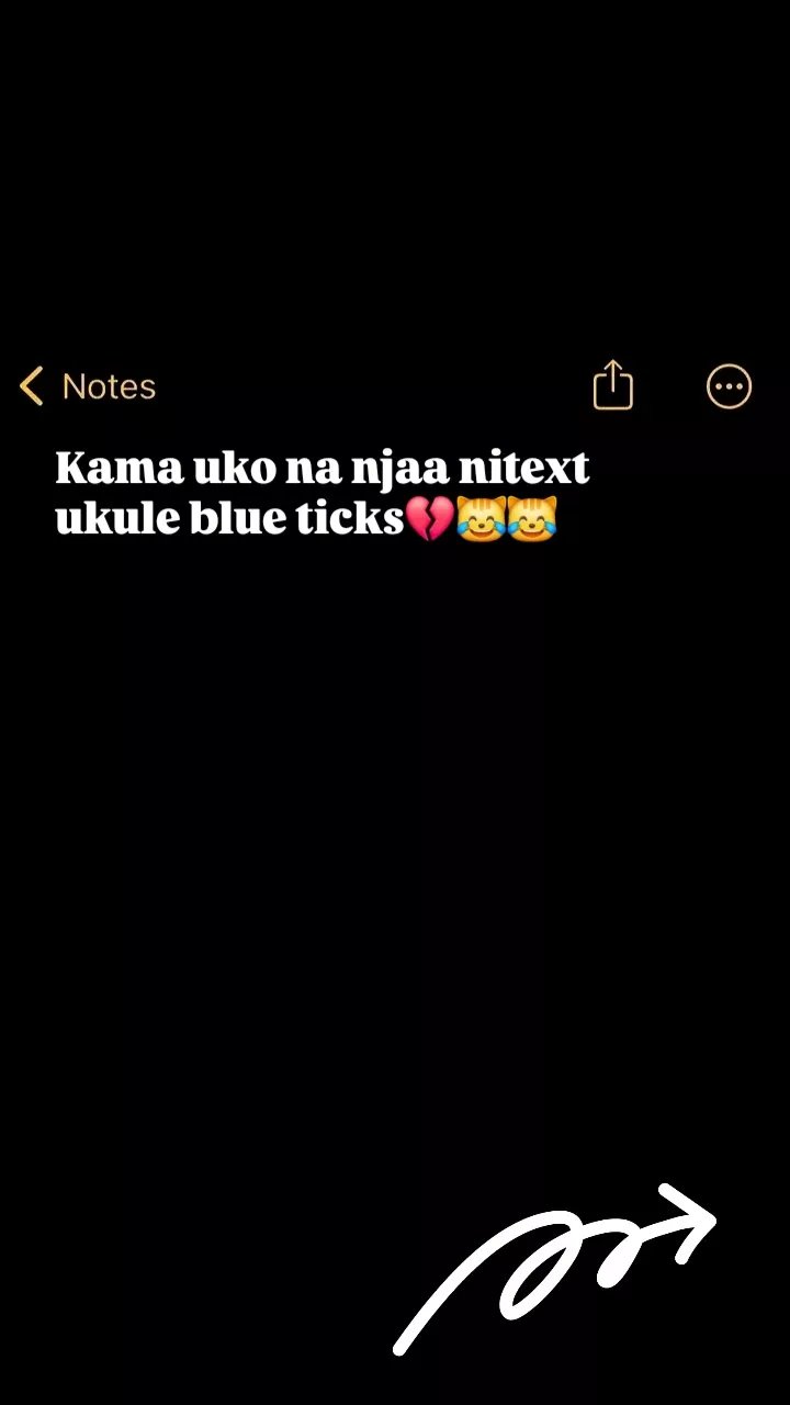 Notes kama uko na njaa nitext ukule blue ticks 03