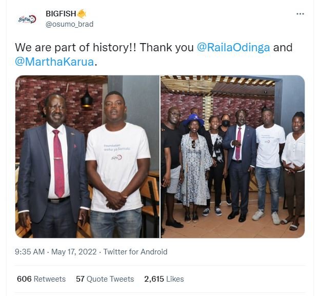 Bigfish osumo_brad we are part of history! ! thank you railaodinga and marthakar