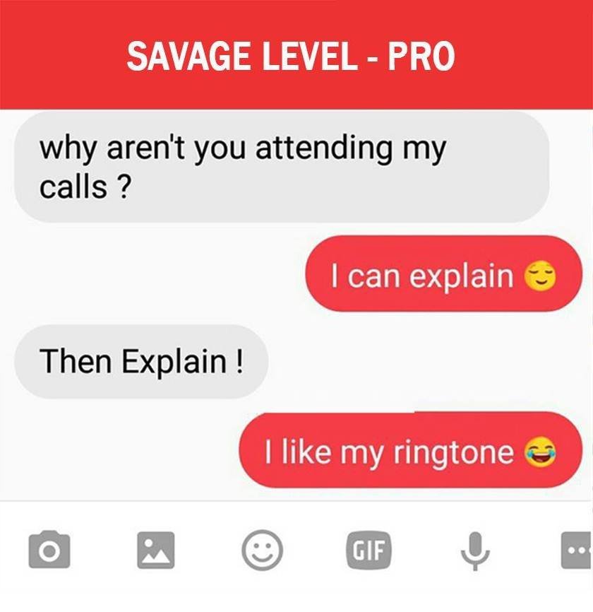 Savage level pro why aren't you attending my calls ? 1can explain then explain !