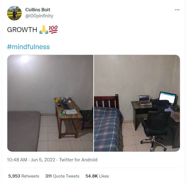 Collins boit ioopinfinity growth 100 mindfulness 1048 am jun 5, twitter for andr