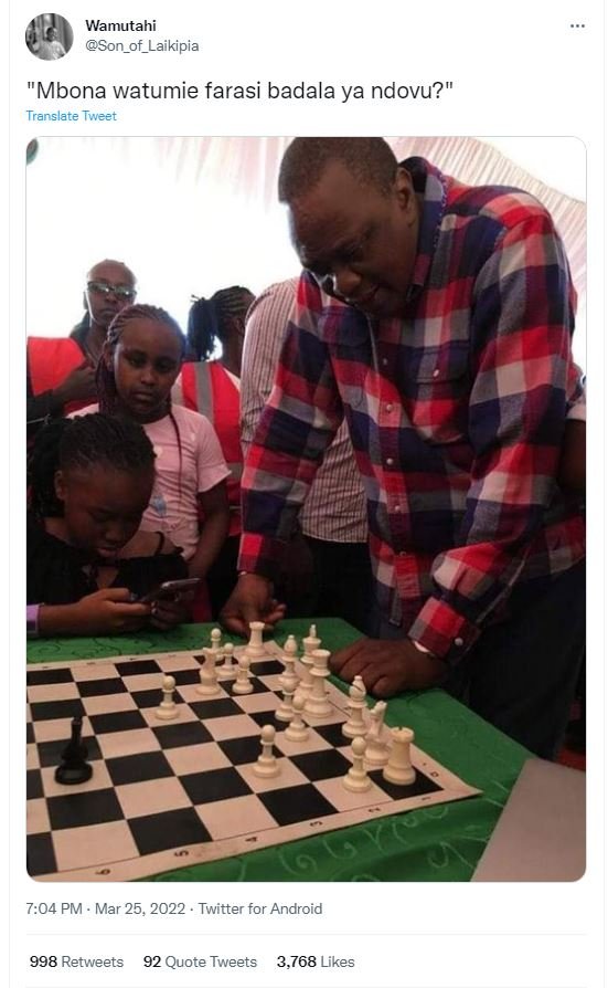 Wamutahi son_of_laikipia mbona watumie farasi badala ya ndovu? translate tweet 7