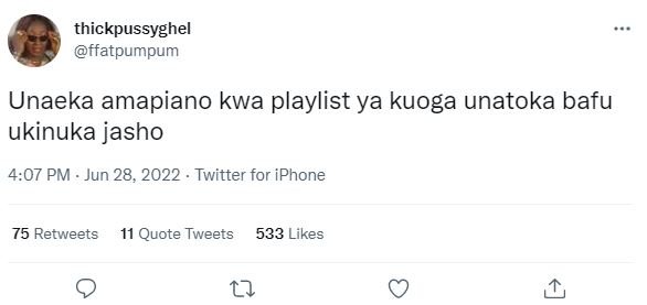 Thickpussyghel ffatpumpum unaeka amapiano kwa playlist ya kuoga unatoka bafu uki
