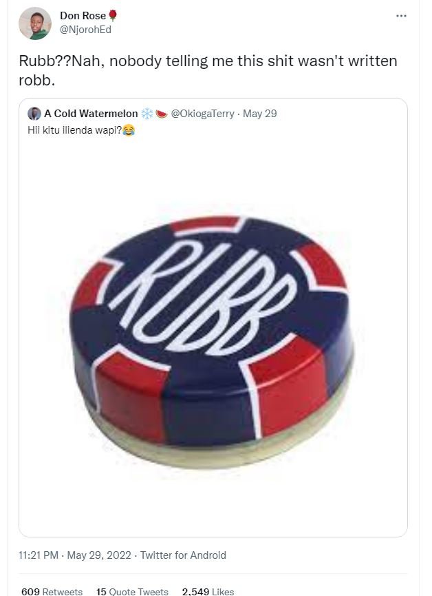 Don rose njorohed rubb??nah, nobody telling me this shit wasn't written robb a c