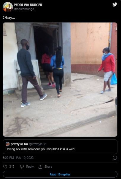 PEDDI WA BURGER edikomurga pretty in bri PreitylnBri Having sex with someone you