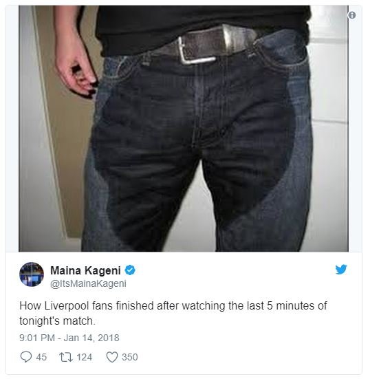 Maina kageni itsmainakageni how liverpool fans finished after watching the last