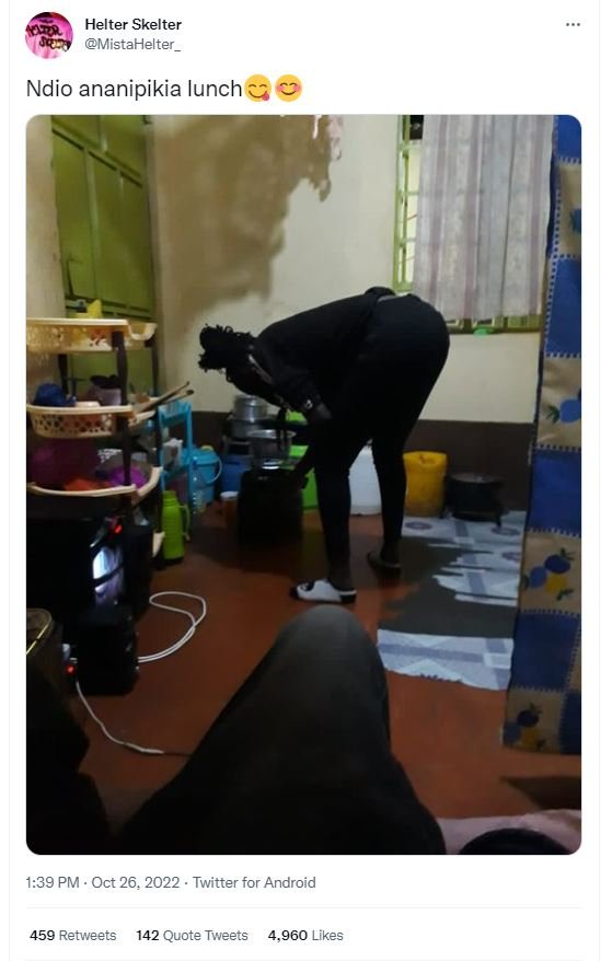 Helter skelter mistahelter _ ndio ananipikia lunch 1.39 pm oct 26. twitter for a