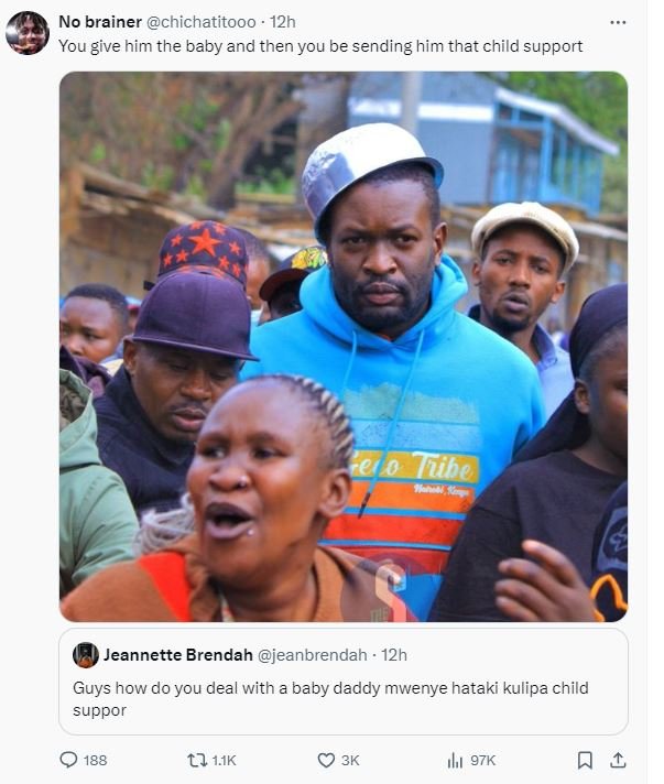 No brainer chichatitooo . 12h you give him the baby and then you be sending him