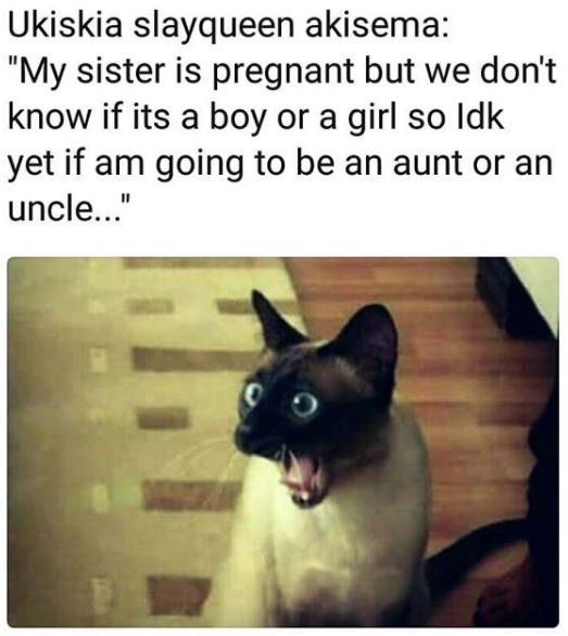 Ukiskia slayqueen akisema my sister is pregnant but we don't know if its a boy o