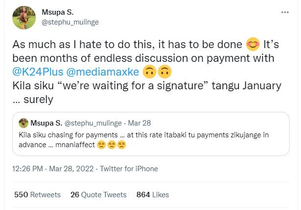 Msupa . stephu_ mulinge as much as hate to do this, it has to be done it's been