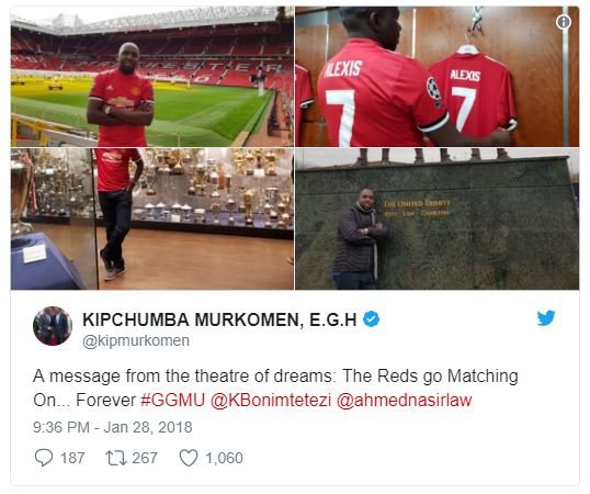 Alexis_ kipchumba murkomen, e.g.h kipmurkomen message from the theatre of dreams