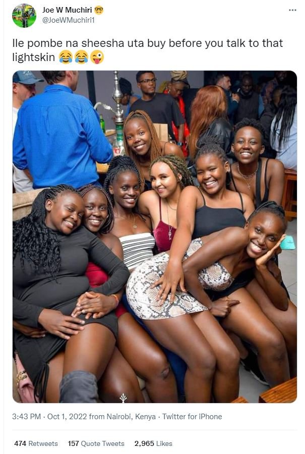 Joe w muchiri joewmuchiril ile pombe na sheesha uta buy before you talk to that