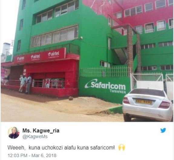 Qairlel qentel safarlcom tran ms. kagwe ria kagwels weeeh kuna uchokozi alafu ku