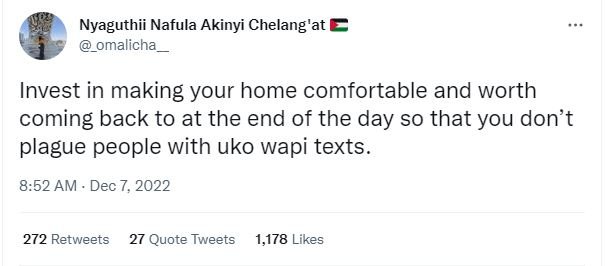 Nyaguthii nafula akinyi chelang'at omalicha invest in making your home comfortab