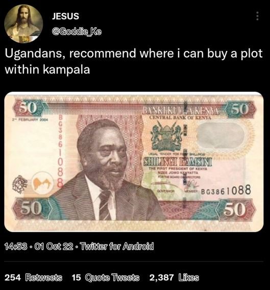 Jesus goddeke ugandans, recommend where i can buy plot within kampala bamhallgae