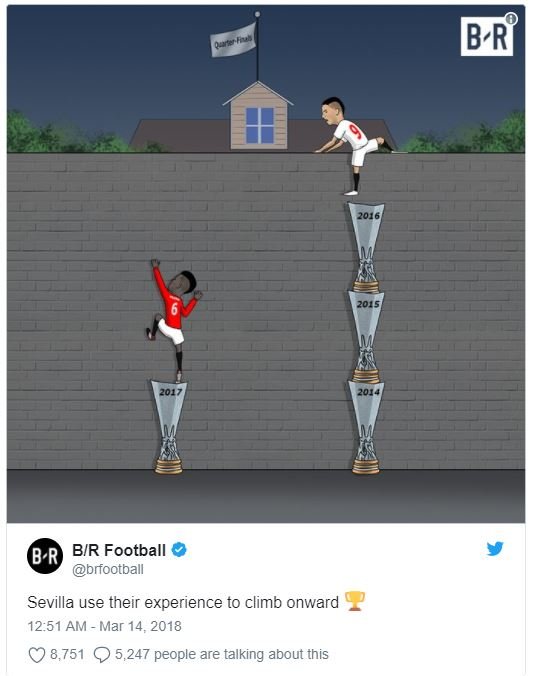 Br b r bir football brfootball sevilla use their experience to climb onward 12.5