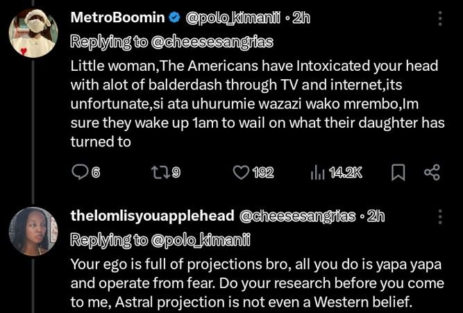 Metroboomin polokmani 2h replying t cheesesangrias little woman,the americans ha