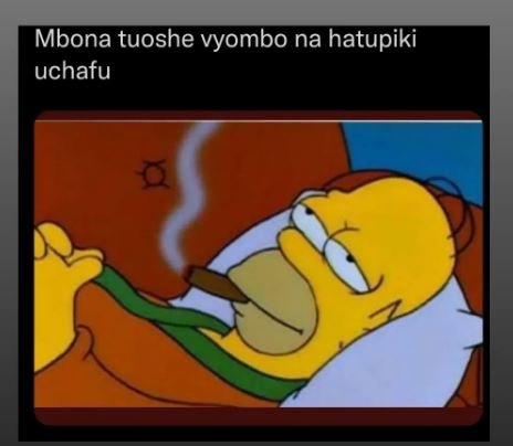 Mbona tuoshe vyombo na hatupiki uchafu