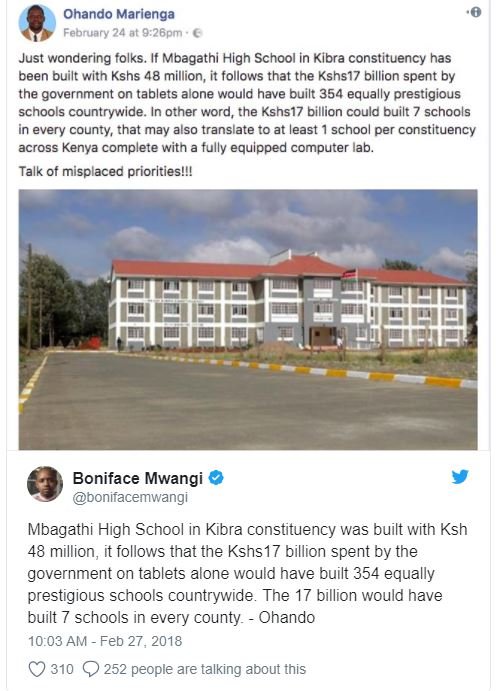 Ohando marienga february 24 at 9.26pm just wondering folks. if mbagathi high sch