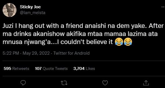 Sticky joe lam_meista juzi hang out with a friend anaishi na dem yake. after ma