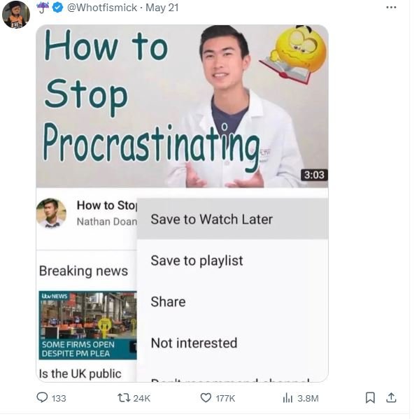 Whotfismick may 21 how to stop procrastinating 303 how to stol nathan doan save