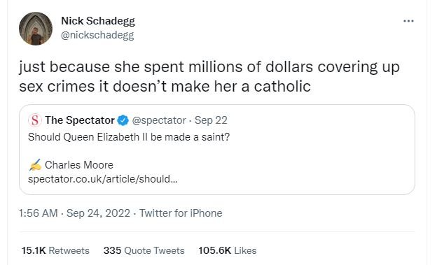 Nick schadegg nickschadegg just because she spent millions of dollars covering u