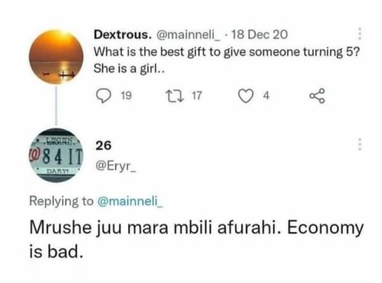 Dextrous. mainneli 18 Dec 20 What is the best gift to give someone turning 5? Sh