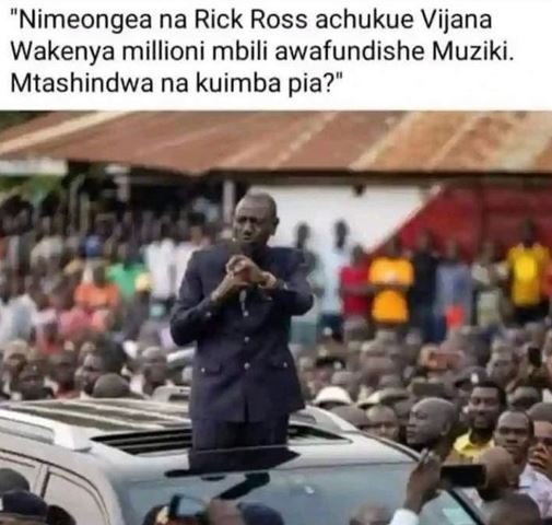 'nimeongea na rick ross achukue vijana wakenya millioni mbili awafundishe muziki