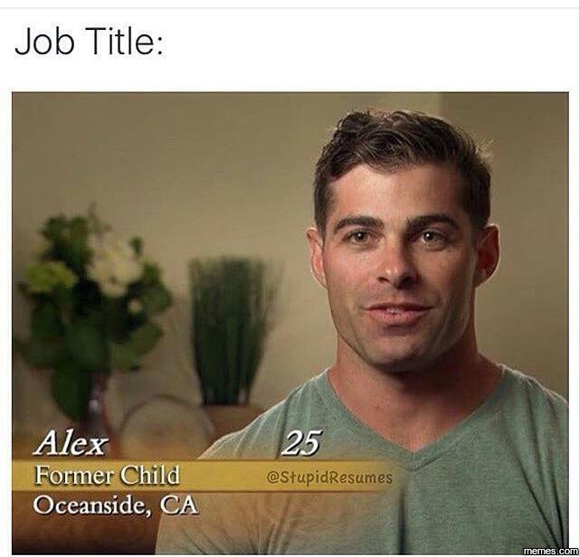 Job title alex former child oceanside, ca 25 słupidresumes