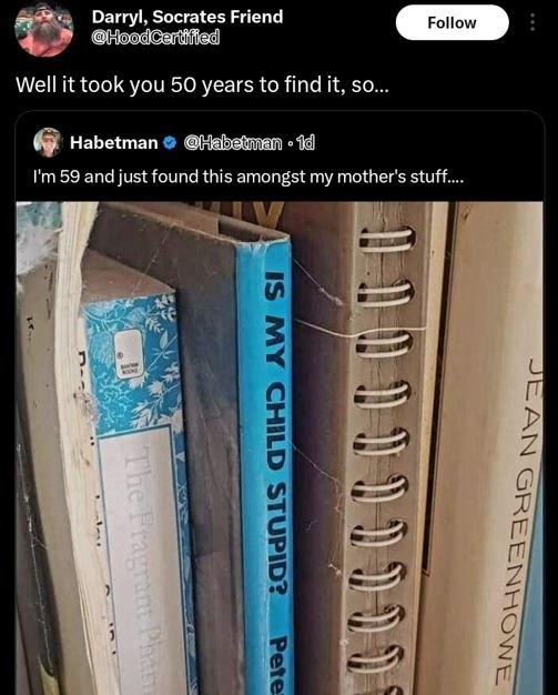 Darryl, socrates friend hoodcertfied follow well it took you 50 years to find it